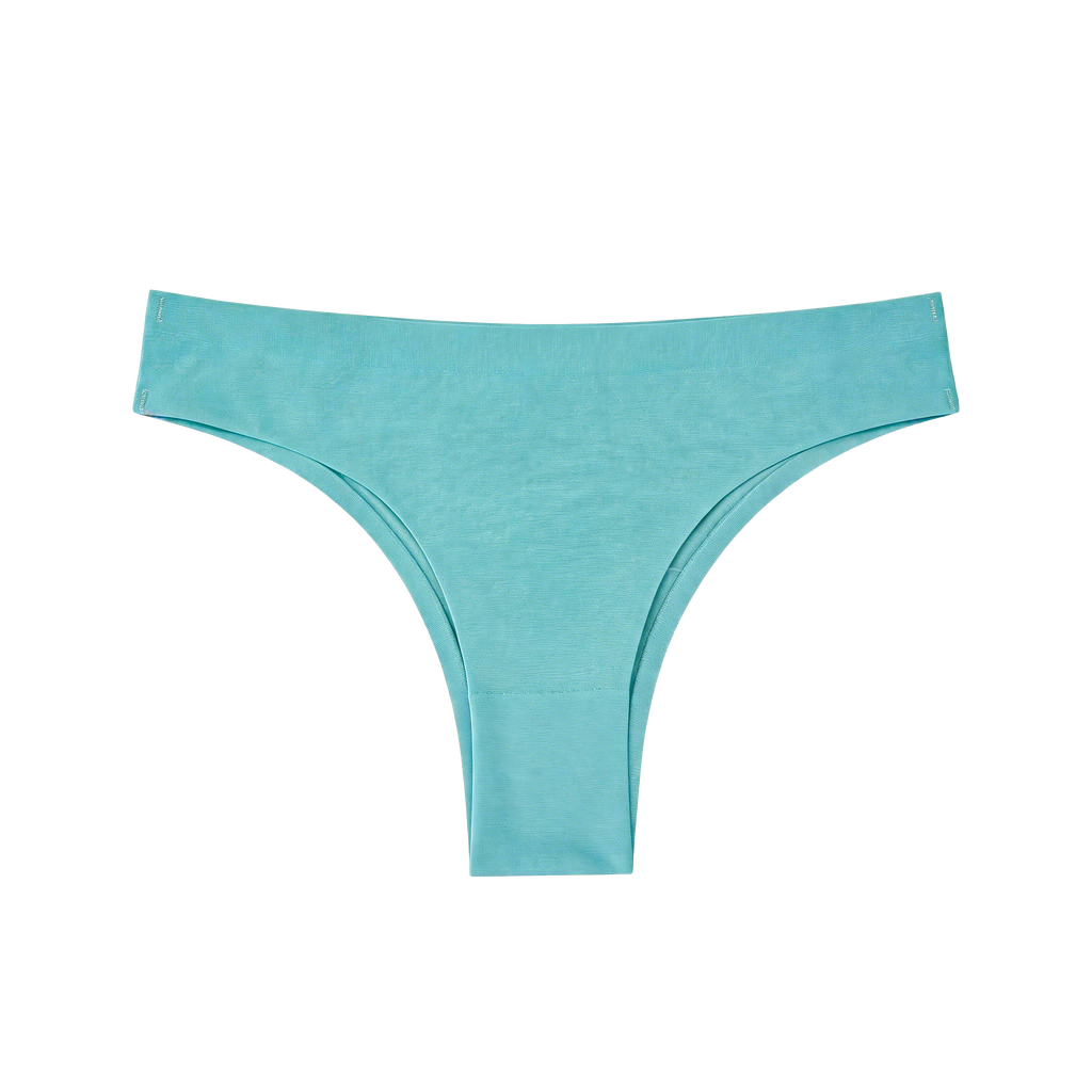(7-color pack) Women's Seamless Partial Coverage Bikini Brazilian Briefs, Lightweight & Silky Underwear for Daily Wear
