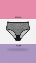 Mesh Bralette With Sheer Panels