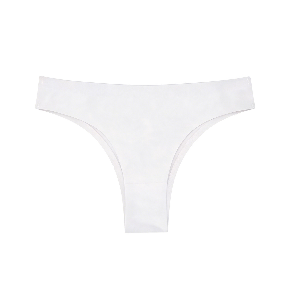 Women's Seamless Partial Coverage Bikini Brazilian Briefs, Lightweight & Silky Underwear for Daily Wear