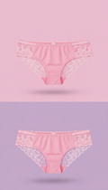 Lace Bikini Panty With Scalloped Edges